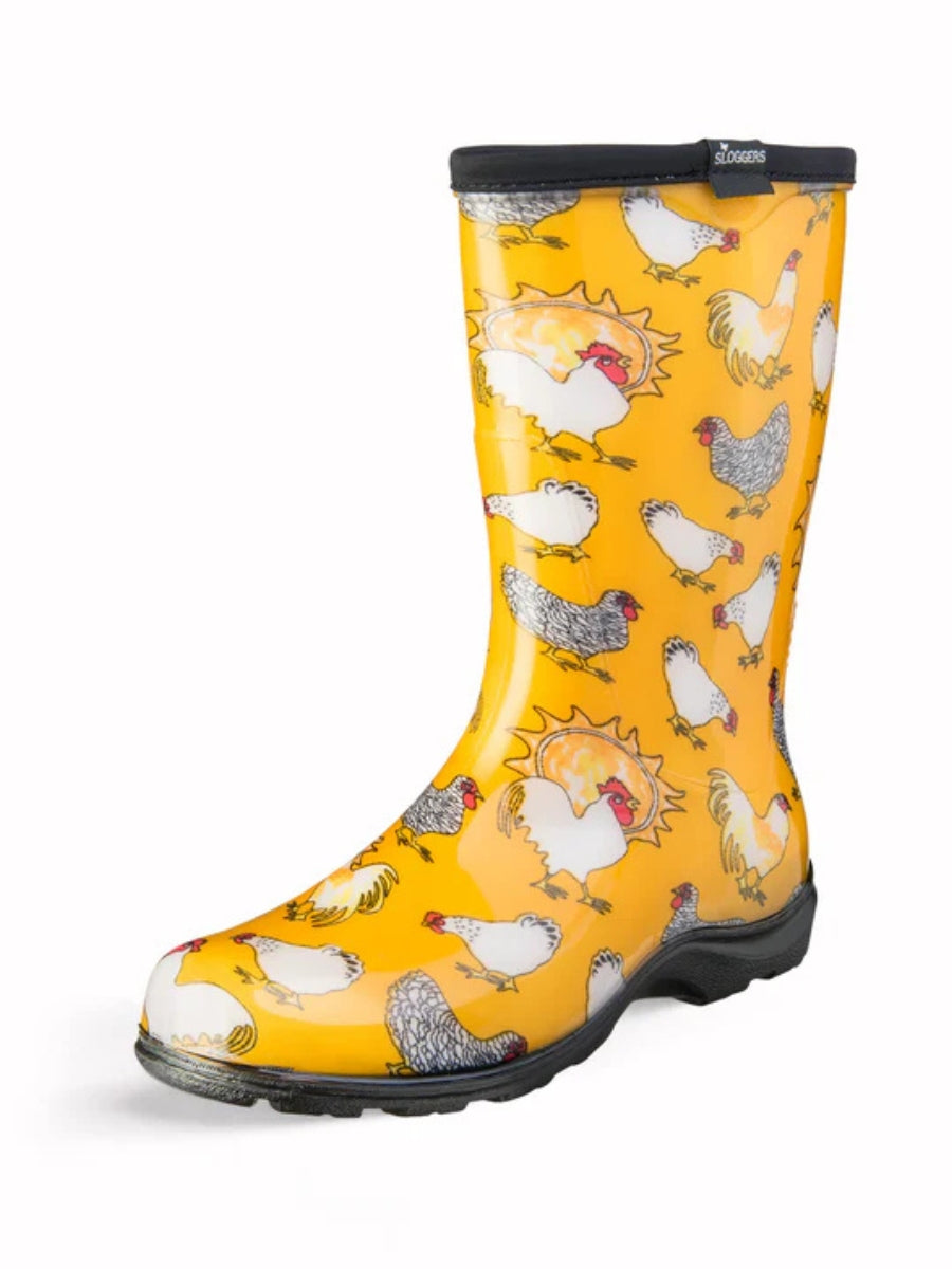 Yellow Chicken Mid-Calf Boot